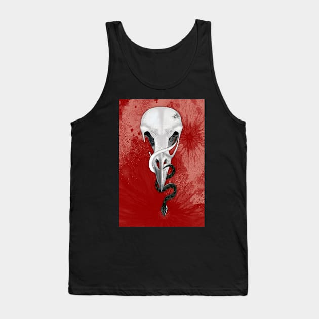 Red Moon Apocalypse Tank Top by Lumos19Studio